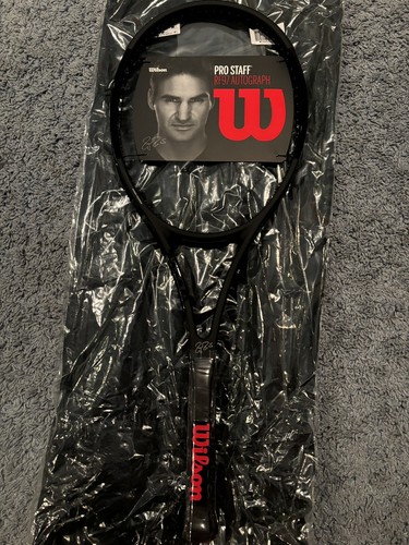 ✨Wilson Pro Staff Roger Federer v11 RF97 NEW Wilson Pro Staff RF97 V11 Black, 4 1/2 | eBay