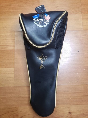 🚨🔥Vintage Golf Ryder Cup USA Black Leather Driver Head