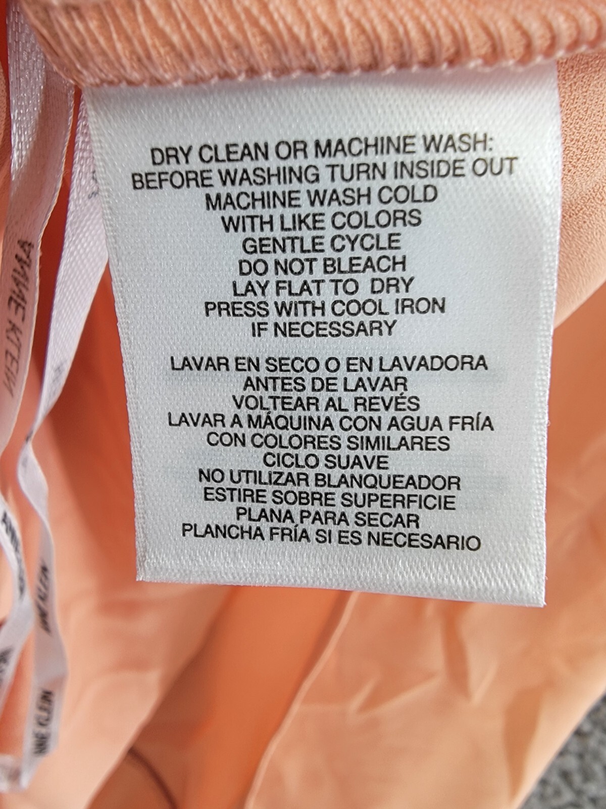 Anne Klein Double-Layer Tank Top Women's S Pink Round Neck Back Button Closure - Picture 12 of 16