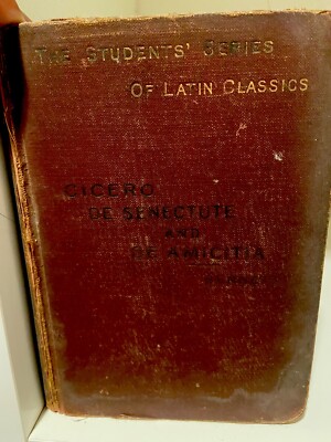1915 HC ''The Student Series Of Latin Classics'' Cicero - Select Orations - D'Ooge