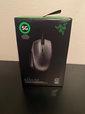 BRAND NEW Razer Basilisk Essential RGB Ergonomic Gaming Mouse 6400DPI Black