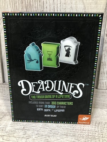 Trivia Game Deadlines 200 Characters Fox mind Birth Death Lifespan Julien Teilhe