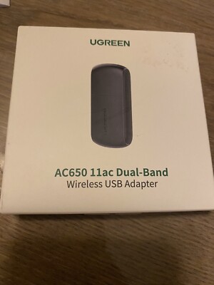 WIRELESS USB ADAPTER BRAND NEW UGREEN WI-FI AC650 11AC DUAL-BAND