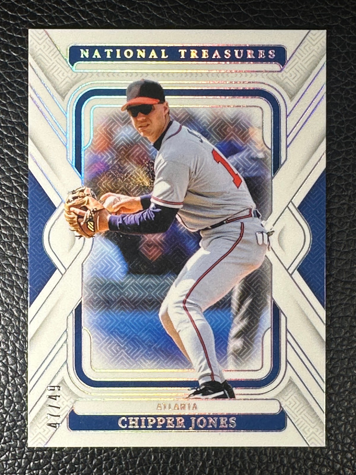 2025 National Treasures #87 Chipper Jones 47/49