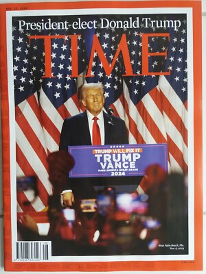 TIME Magazin DONALD TRUMP President-elect NEU! NEW! Nov. 2024 Brand New