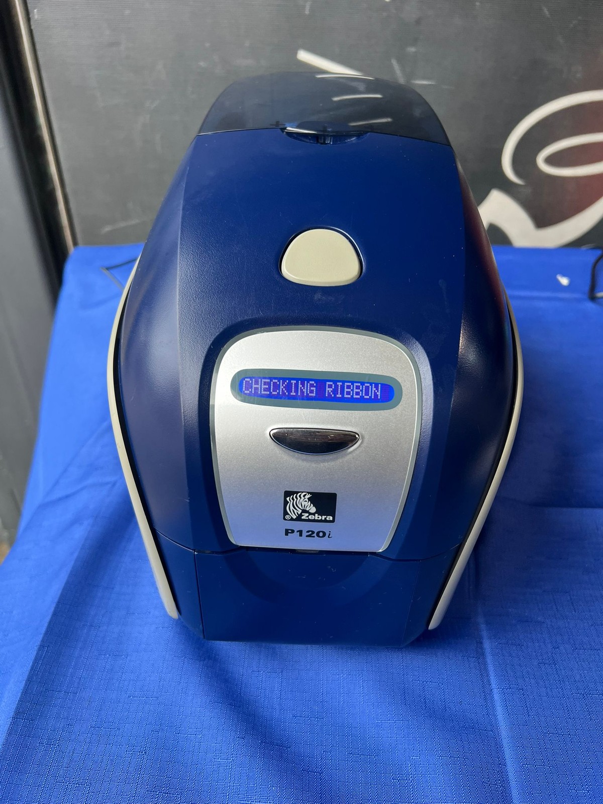 Zebra P120i ID Card Printer With Power Cable, Power Supply, USB Cable