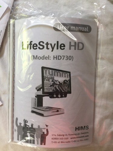 Hims - LifeStyle HD 24 Inch LCD Color Auto Focus Low Vision Video Magnifier