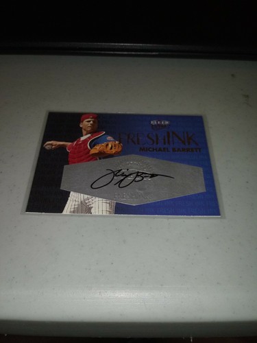 メジャーリーグ　カード　michael Barrett MICHAEL BARRETT 2000 FLEER ULTRA FRESH INK AUTOGRAPH #D 273