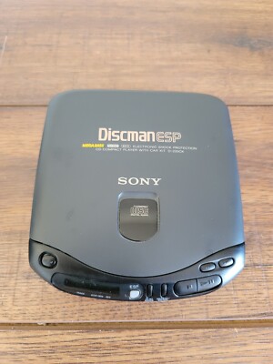 Sony Discman CD Player D-235CK FOR PARTS OR NOT WORKING FOR PARTS