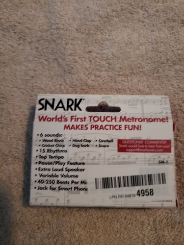 Snark SM-1 touch screen metronome