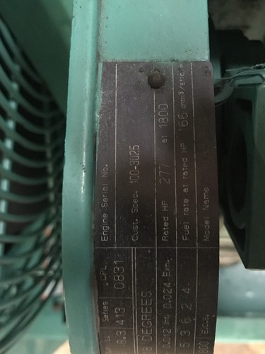 150 KW DIESEL GENERATOR CUMMINS 8.3  SINGLE / THREE PHASE 120/240/480 150DGFA