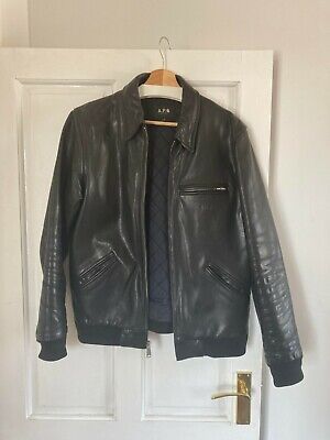 APC x Carhartt Detroit Leather Jacket -- Medium