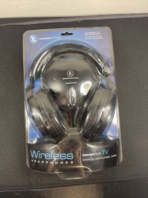 Innovative Technology ITHW-858 Wireless Headphones Headset and Transmitter 3.5mm