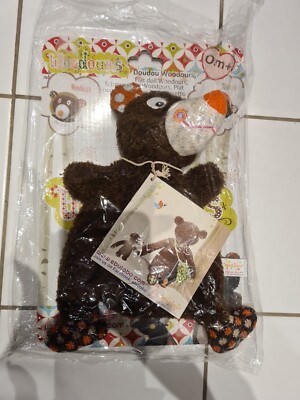 Doudou Woodours plat - Ebulobo E50032