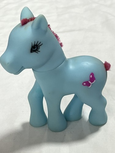 Vintage My Little Pony with mini butterflies marks Blue with