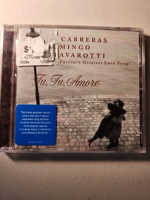 Tu Tu Amore Puccini's Greatest Love Songs Pavarotti Domingo Carreras Music CD 