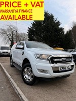 2017 Ford Ranger 2.2 TDCi Limited Durashift 4WD Euro 6 (AUTO) PICK UP Diesel Aut