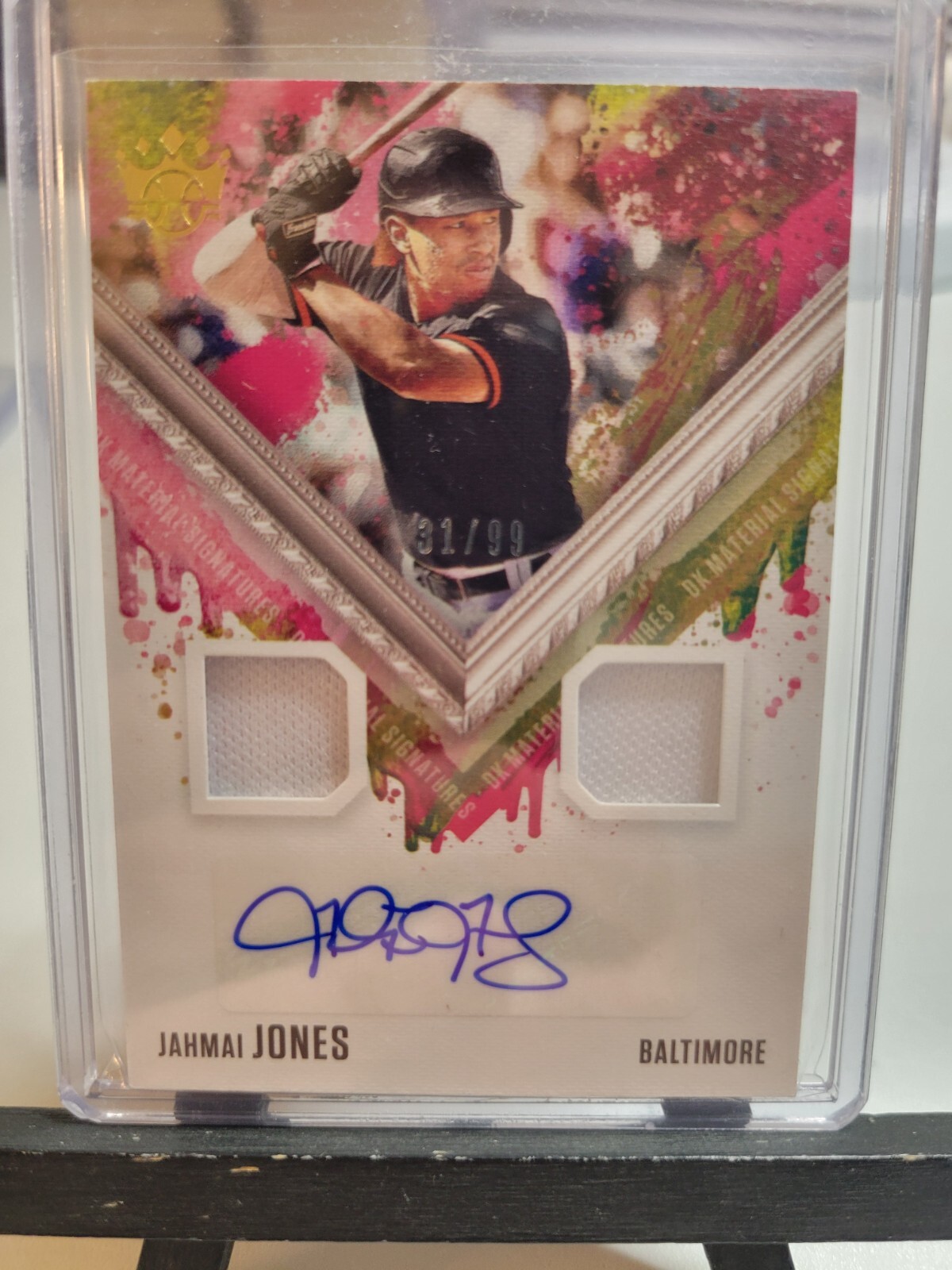 Jahmai Jones DK Materials Signatures Gold 31/99 2021 Panini