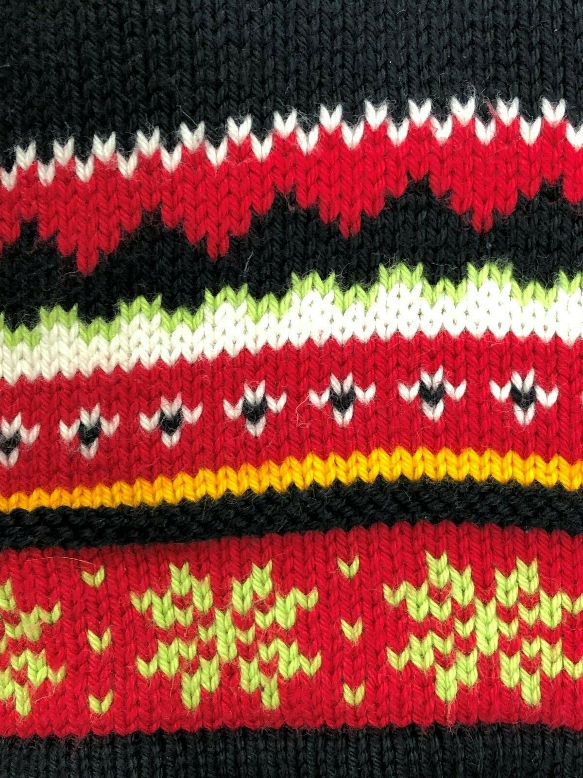 Hanna Andersson Girls Sz 100 Black Striped Pullover Hooded Nordic Style Sweater