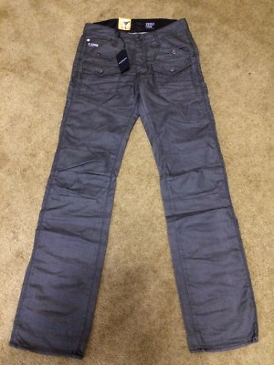New G-STAR RAW ZERO ONE SPACE ELWOOD JEANS PANTS TAPERED FIT GREY DENIM W30/34