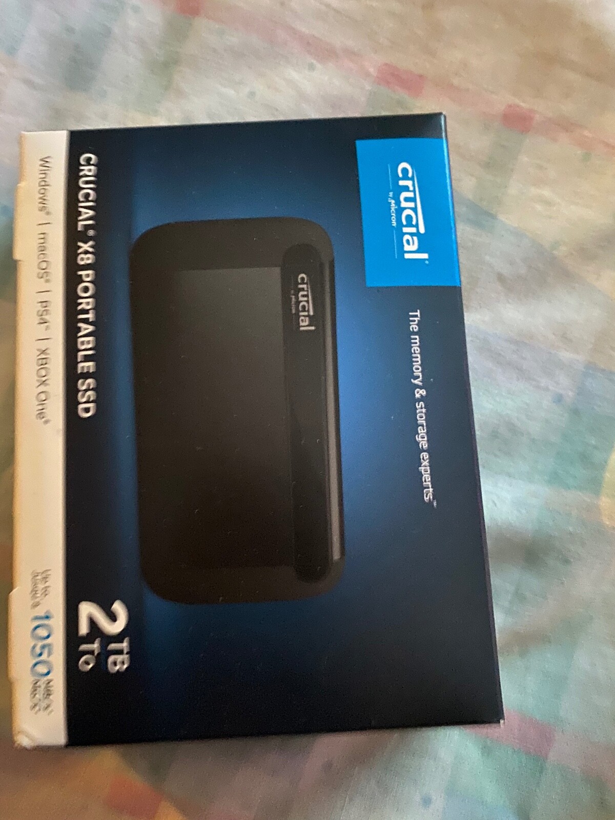 Crucial X8 2TB Portable External SSD 1050MB/s (CT2000X8SSD9 Crucial X8 2TB Portable External SSD 1050MB/s (CT2000X8SSD9