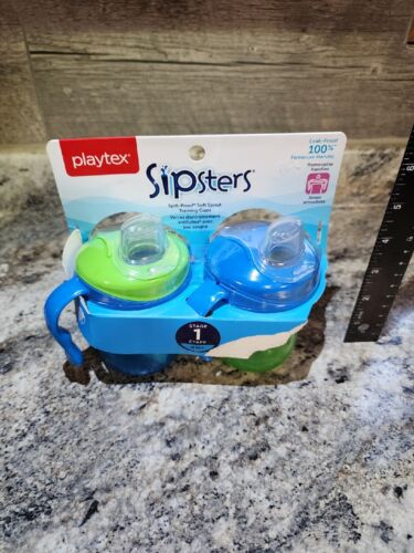 S Stage 1 For 4m+, 2 Cups 6 Oz Each - Blue & Green