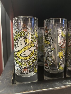 2024 Universal Studios Ghostbusters Slimer Stay Puft Shot Glass New