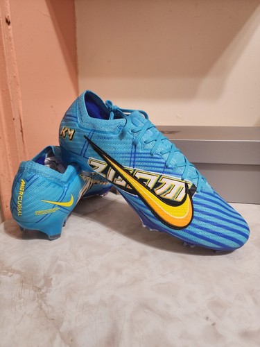 Pre-owned Nike Mens Sz 12.5  Mercurial Zoom Vapor 15 Elite Fg Kylian Mbappe Dr9996-400 In White