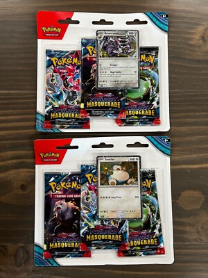Pokemon Twilight Masquerade SV06 3-Pack Blister Set of 2! Brand New