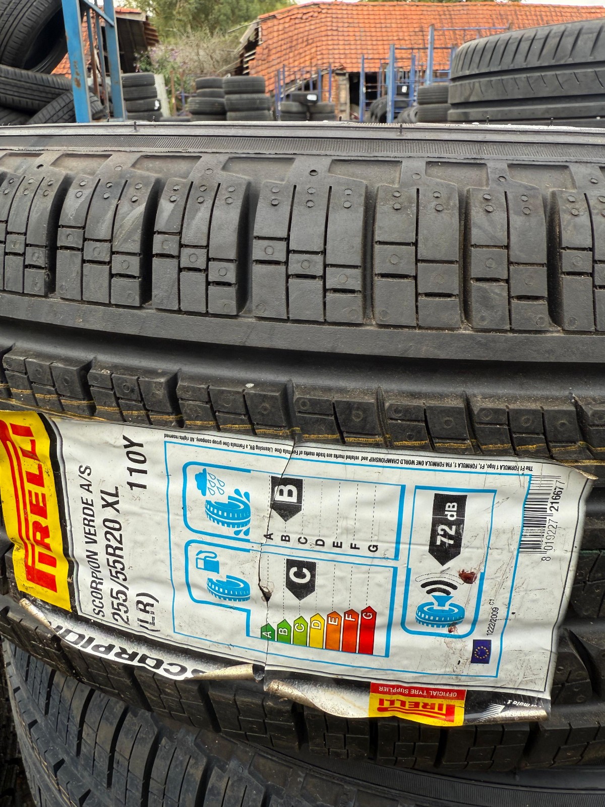 New 255 55 20 Pirelli, All Season, XL, LR, M+S, 110Y, x1 Tyre (F1_tyres) YD150