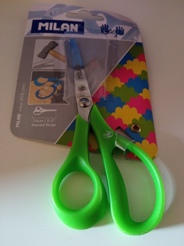 Ciseaux Pour Enfants Gauchers 14 Cm Pointe Arrondie Milan QualitÃ©