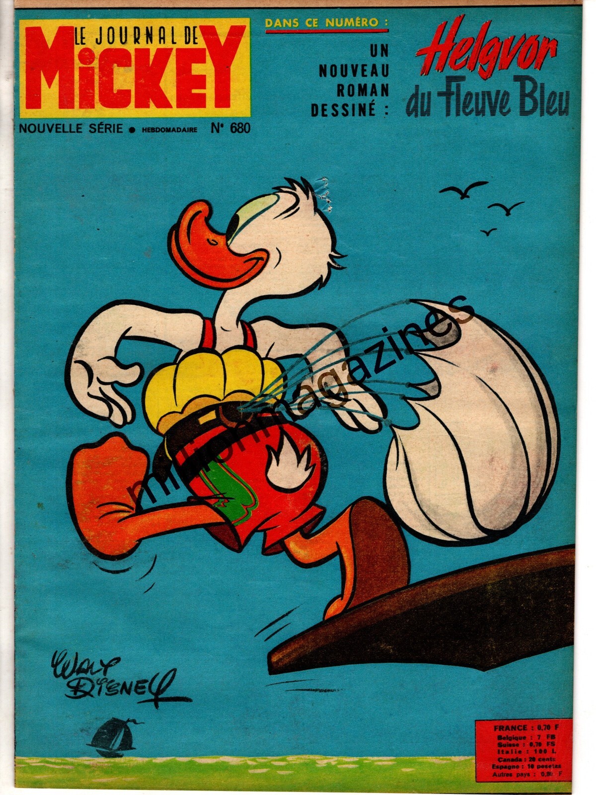 mickey magazine（ドナルド） 1965 Journal de Mickey Comic Magazine #678 - Zorro; Pluto