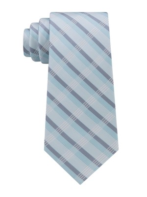 

Мужской голубой галстук CALVIN KLEIN с фактурной текстурой, Light blue