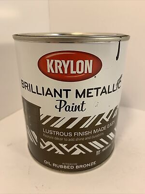 Krylon 2228 Brilliant Metallic 1 Quart Oil Rubbed Bronze
