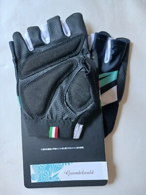 Bianchi Cycling Summer Gloves Basic Large Size Black/Celeste Color New
