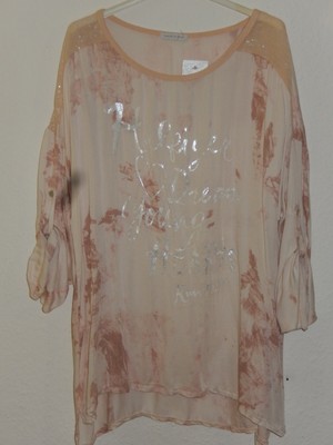 Neu süsse Bluse Blusenhemd 3842 Batiklook Shirtbluse Tunika Damen Oversize Hemd
