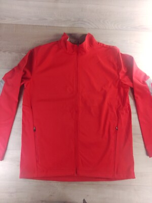 Holloway Men's Scarlet/Graphite Full Zip Revival Jacket large 229129