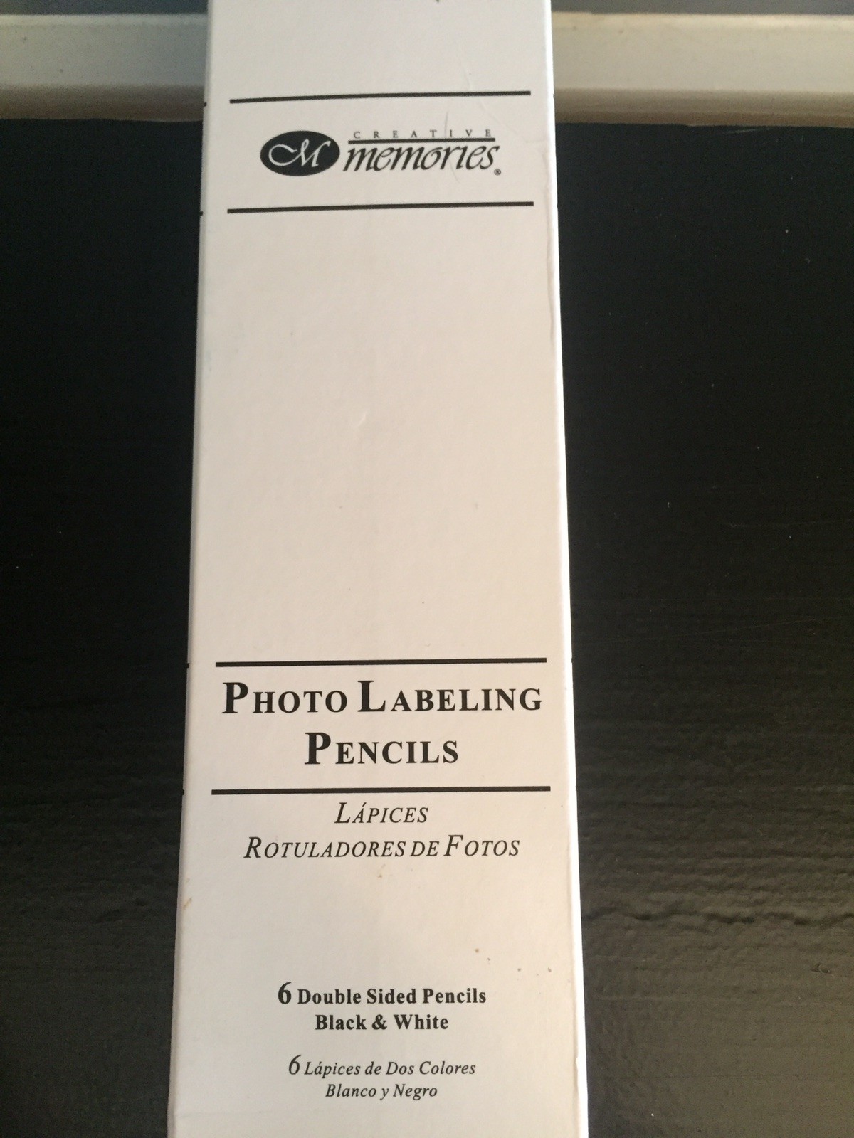 5 New Creative Memories Photo labeling Pencil Scrapbook Double Sided Black White