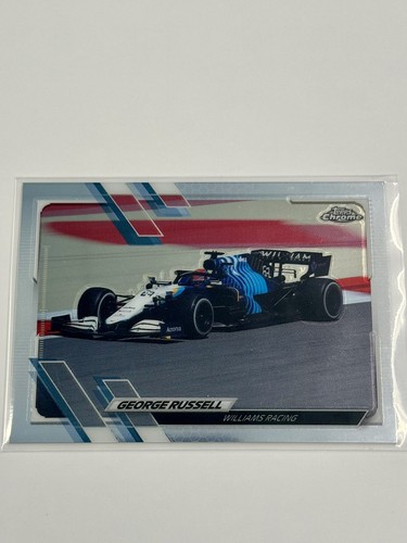 2021 Topps Chrome F1 #114 GEORGE RUSSELL Base FW43B