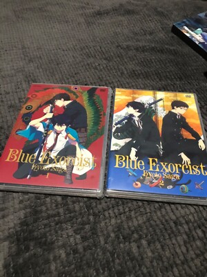 Blue Exorcist Kyoto Saga Volume 1 2 Set 1 2 DVD English Dub/Sub Aniplex Anime