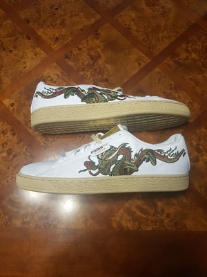 puma court classic dragon patch