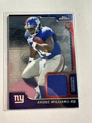 K131,293 - 2014 Topps Chrome Rookie Relics #RRAW Andre Williams Jersey