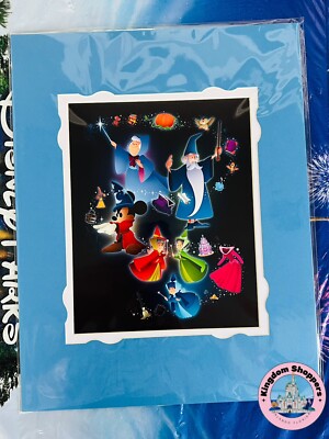 2025 Disney Parks Jerrod Maruyama Magic Makers Sorcerer Mickey Print 14x18 