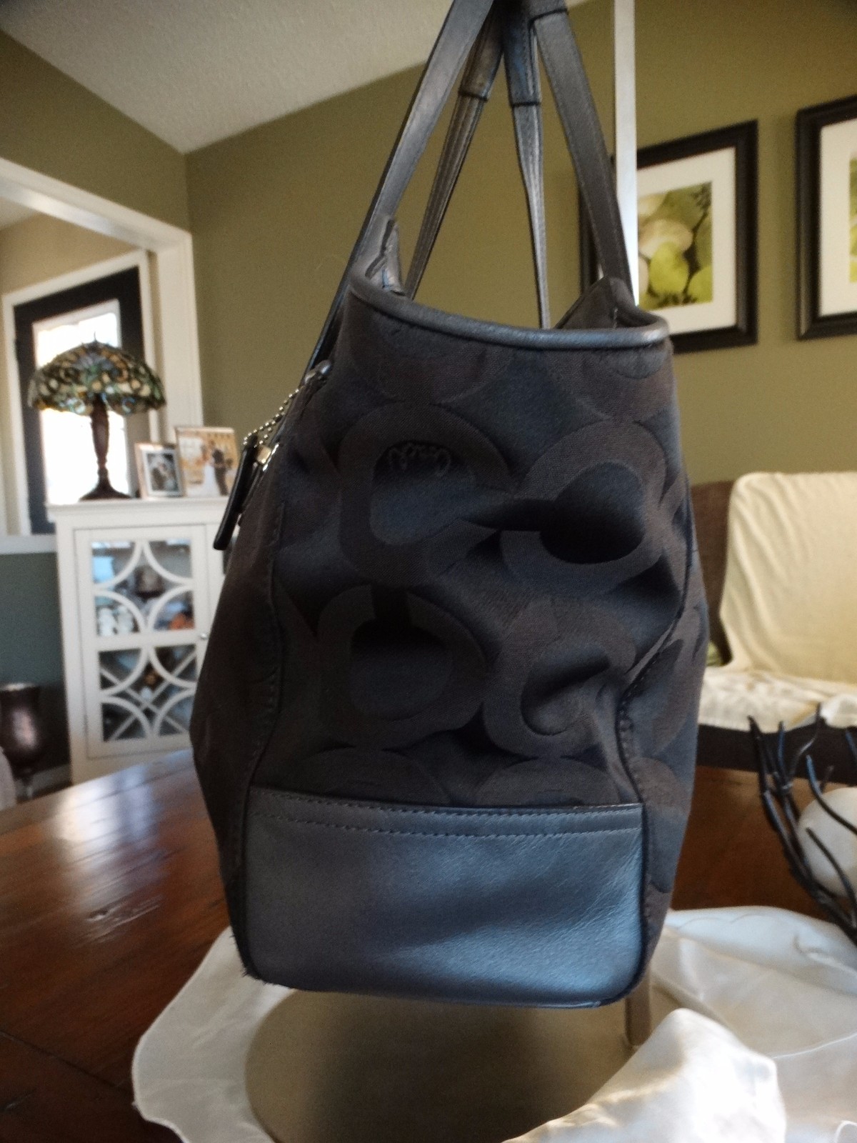 COACH TAYLOR OP ART ALEXIS CARRY ALL $398.00