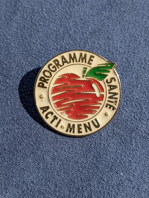 Vintage Lapel Pin (A78) Programme Acti-Menu