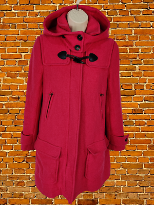 Joules pink duffle coat sale