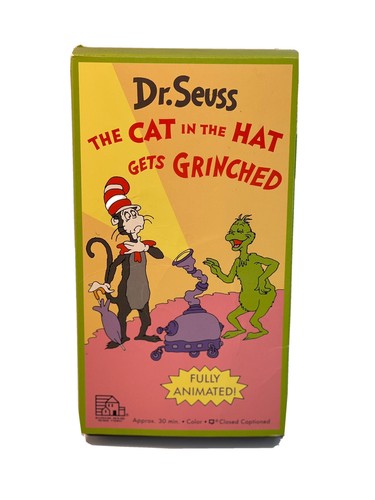 U.W.F　U-COSMOS　VHS Dr. Seuss The Cat in The Hat Gets Grinched VHS 1992 Color