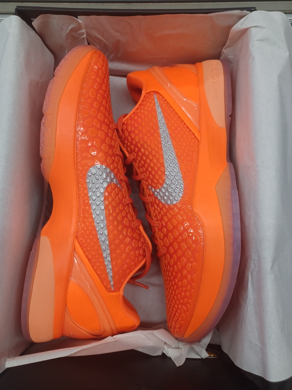 Nike Kobe 6 Protro - Total Orange - Size 12 - Brand New with