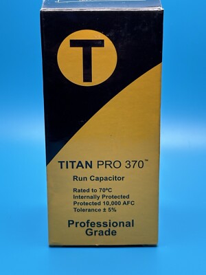 Titan Pro 370V  Run Capacitor - Silver (TRCD355) HVAC,