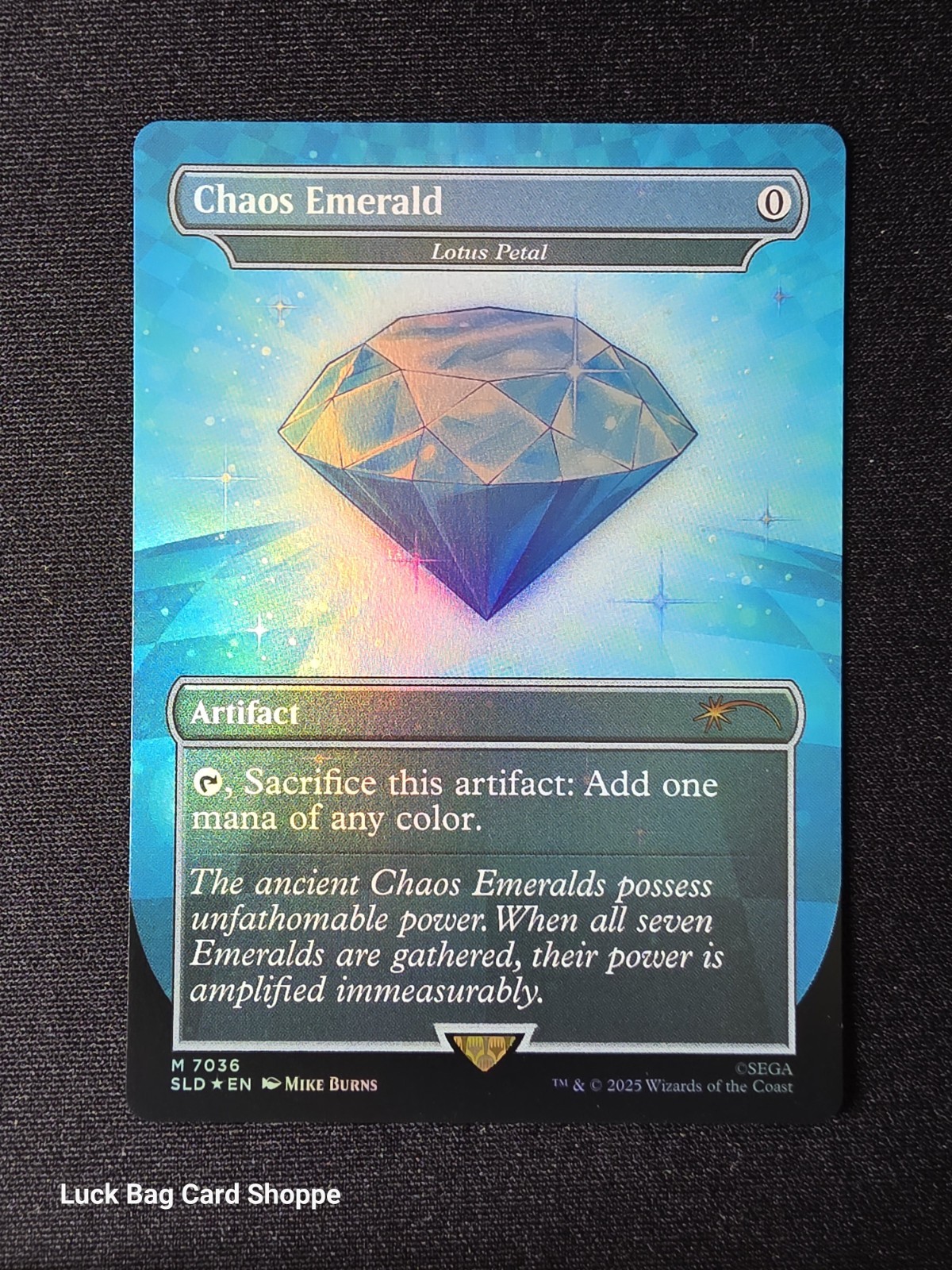 Chaos Emerald (Lotus Petal) Light Blue 7036 Secret Lair Drop